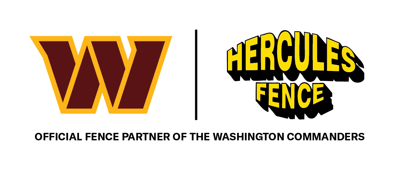 Hercules Fence is the Official Fence Partner of the Washington Commanders